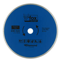 Fox Diamond Disc 230mm for Ceramic Tile Cutting | High-Speed Tile Saw Blade