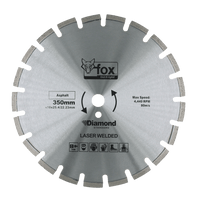 BLY1240 - DIAMOND DISC FOX SEG 350MM ASPHALT STD
