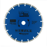 BLY1251 - DIAMOND DISC FOX SEG 230MM MASONRYSTD EA
