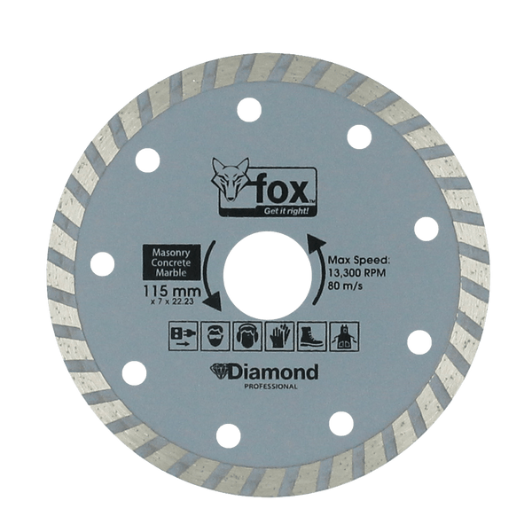 BLY1400 - DIAMOND DISC FOX TURBO 115MM MARBLE PRO