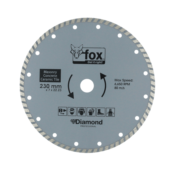 BLY1450 - DIAMOND DISC FOX TURBO 230MM MARBLE PRO