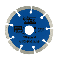 BLY1580 - DIAMOND DISC FOX SEG 115MM MASONRYSTDP10