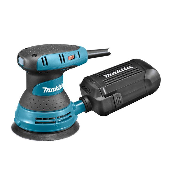 Makita BO5031 Random Orbit Sander: 300W, 125mm, with Dust Box. Sanding Tool for sale at chavda.com