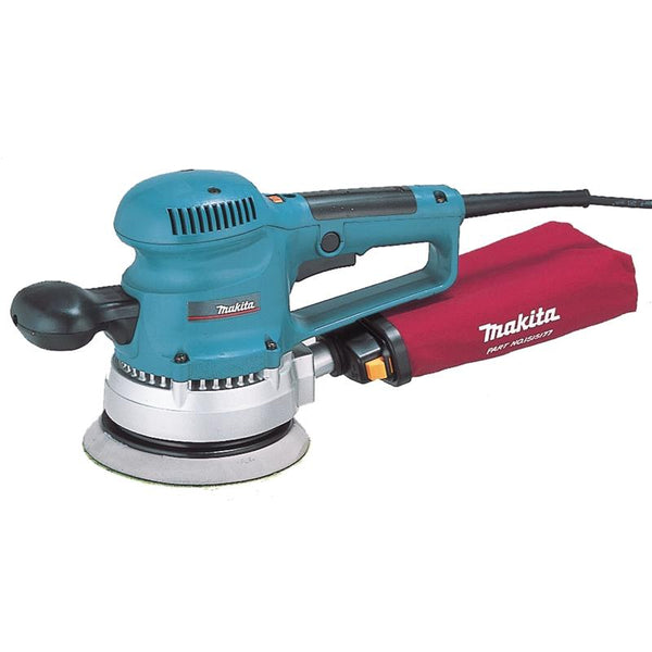 Makita BO6030 Random Orbit Sander - Variable Speed, Dust Collection, 150mm Pad