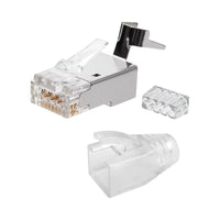 CAT6A / CAT7 STP EASY PASS PLUG & BOOT - NET-CAT6A-BOOTCRIMP