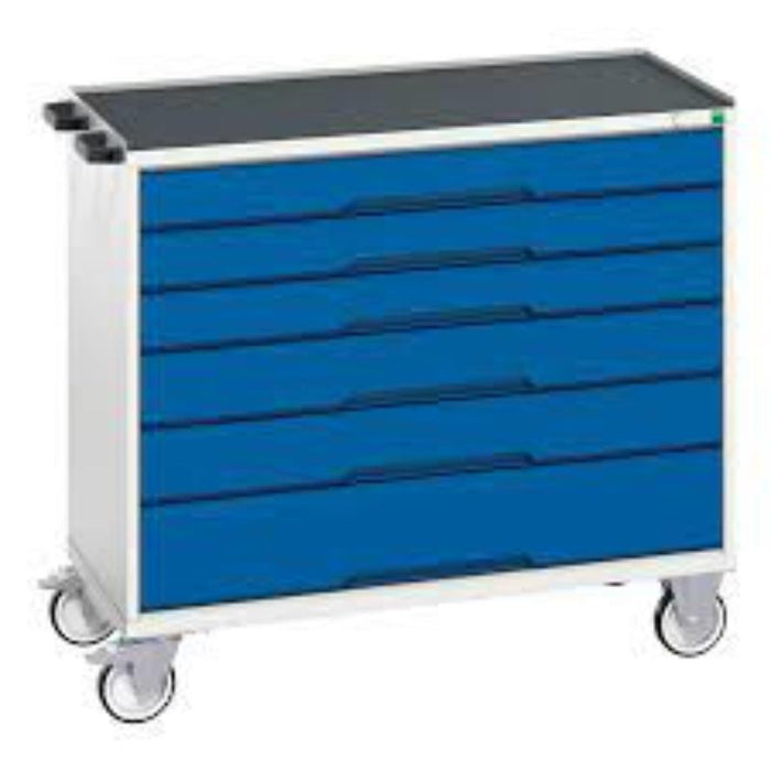 CROMWELL 16927055.11 Mobile Cabinet: 6 Drawers, Tool Storage. Rolling Tool Cabinet. Verso 1050x550x965mm