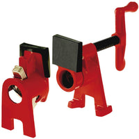 BESSEY Pipe Clamp Set BPC: Adjustable Clamping, Stand, Steel Pipes DN 20/15