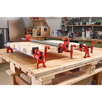 BESSEY Pipe Clamp Set BPC: Adjustable Clamping, Stand, Steel Pipes DN 20/15