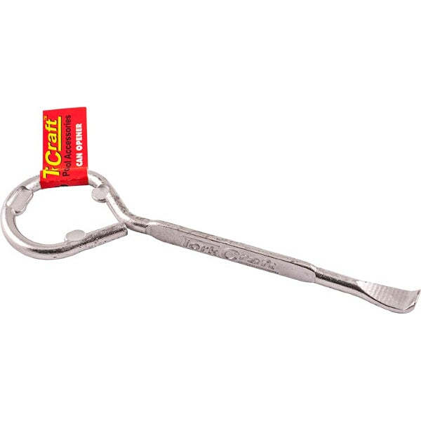 TiCraft Paint Can Opener, Bottle Opener, All Steel Construction - Heavy Duty Can Lid Tool
