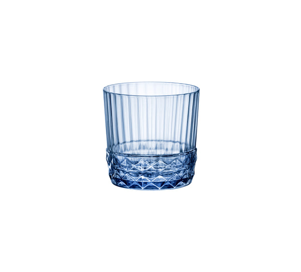 BORMIOLI ROCCO America '20S - Sapphire Blue - Rocks 30Cl H83.5Mm W83.5Mm (6) - BR1.22156