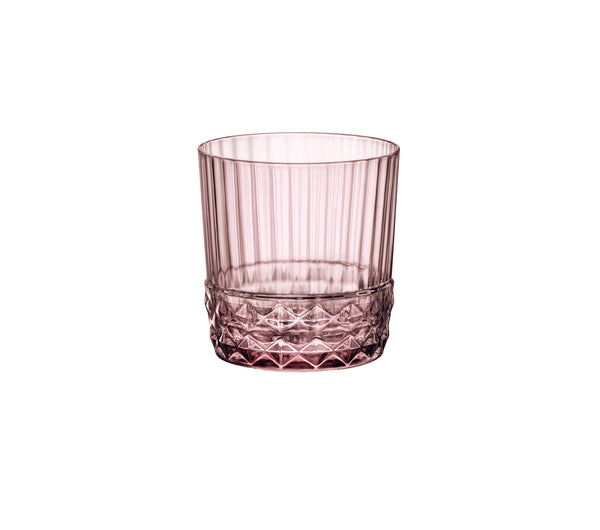 BORMIOLI ROCCO America '20S - Lilac Rose - Rocks 30Cl H83.5Mm W83.5Mm (6) - BR1.22157