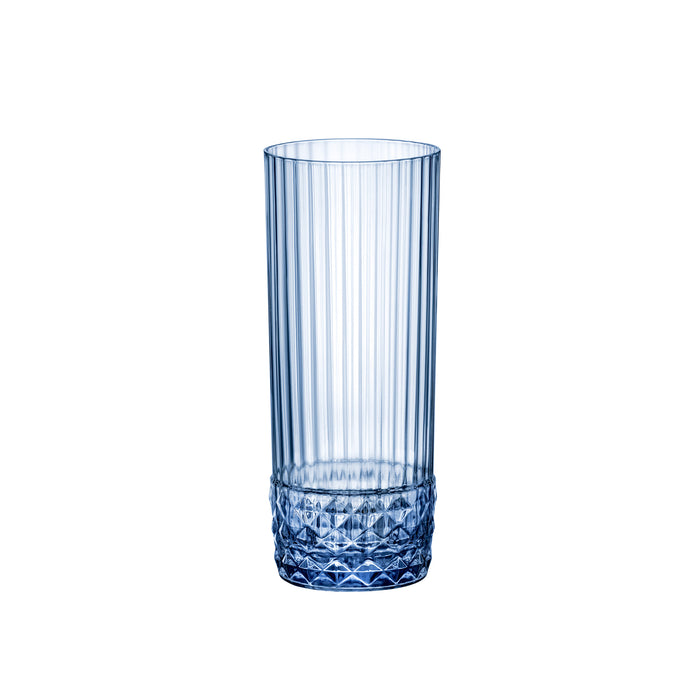 BORMIOLI ROCCO America '20S - Sapphire Blue - Long Drink 40Cl H158Mm W68Mm (6) - BR1.22158