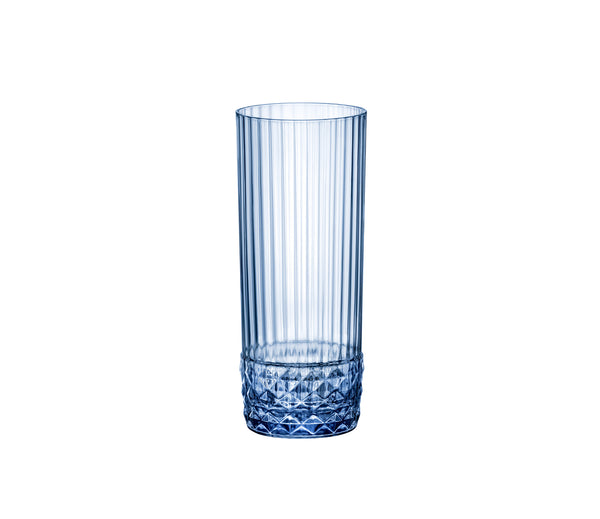 BORMIOLI ROCCO America '20S - Sapphire Blue - Long Drink 40Cl H158Mm W68Mm (6) - BR1.22158