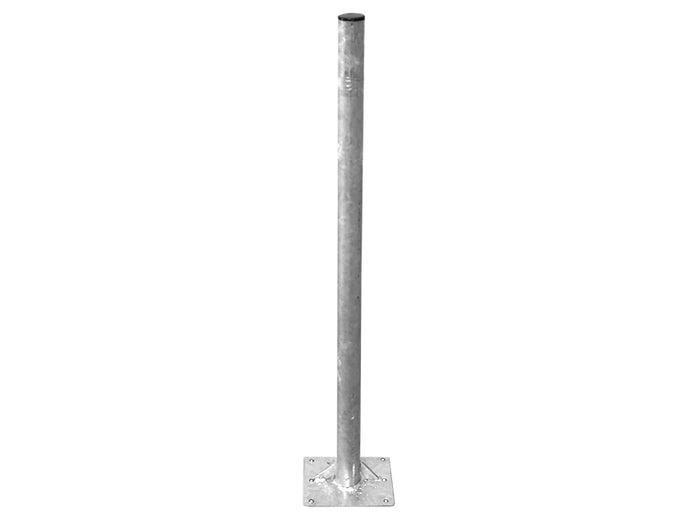 Ground Mount Bracket 1000x50mm - Galvanized Steel Post Base for Mounting Structures
