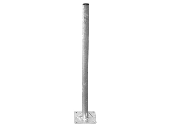 Ground Mount Bracket 1000x50mm - Galvanized Steel Post Base for Mounting Structures