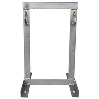 Square Bracket Wall Mount 460mm - Metal Frame with Hooks | chavda.com