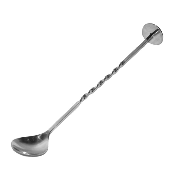 PAVONI Bar Spoon S/Steel - 280Mm Twist/Muddler - BSS1280