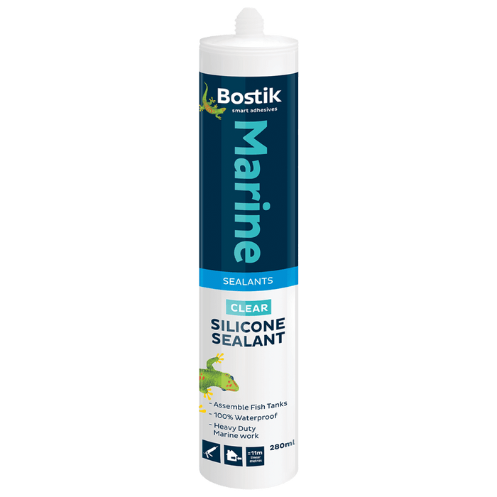 Bostik Silicone Marine 280 Ml Clear Bst0056