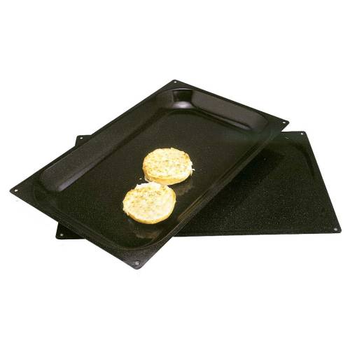 OTHER BRANDS Baking Tray Enamelled - 535Mm X 325Mm X 10Mm (Black) - BTE0010