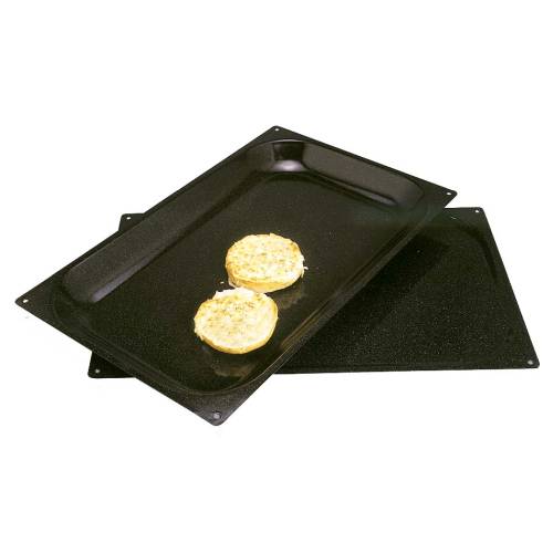 OTHER BRANDS Baking Tray Enamelled - 535Mm X 325Mm X 20Mm (Black) - BTE0020