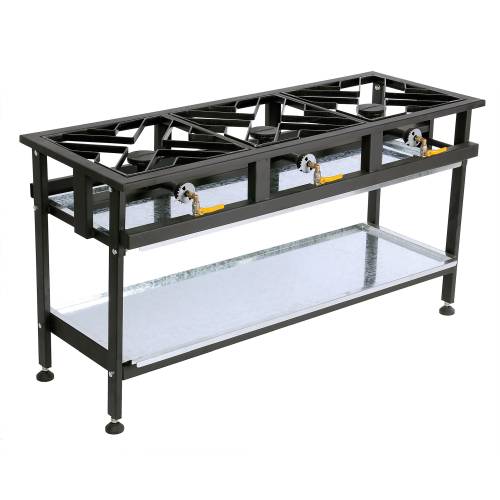 ANVIL Boiling Table Gas - Commercial - 3 Burner Straight - BTG2003