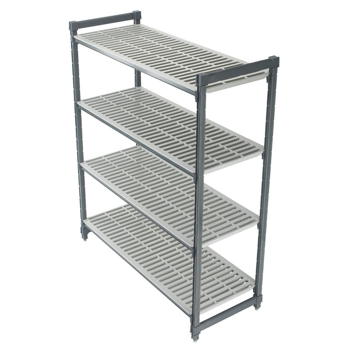 CAMBRO Basics 4 Tier Vented Shelf 460Mm W X 915Mm L X 1830Mm H - BVS0001