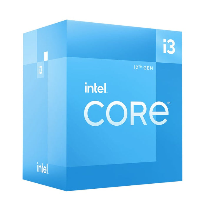 Intel Core i3-12100 CPU Box - 12th Gen Processor for Desktop PCs
