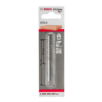 Bosch CYL-1 3.5mm Masonry Drill Bit | Concrete & Brick Drilling Power Tool for DIY & Professional Use
