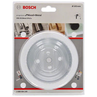 Bosch 102mm Bi-Metal Hole Saw for Wood & Metal | Progressor Series | Durable Cutting Tool