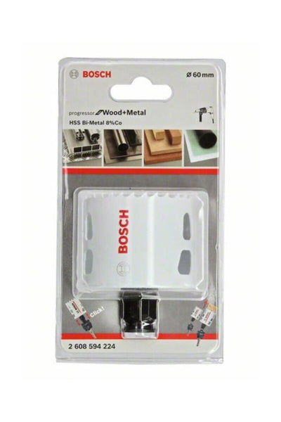 Bosch 60mm Bi-Metal Hole Saw - Wood & Metal Cutting, Progressor Series | 2608594224