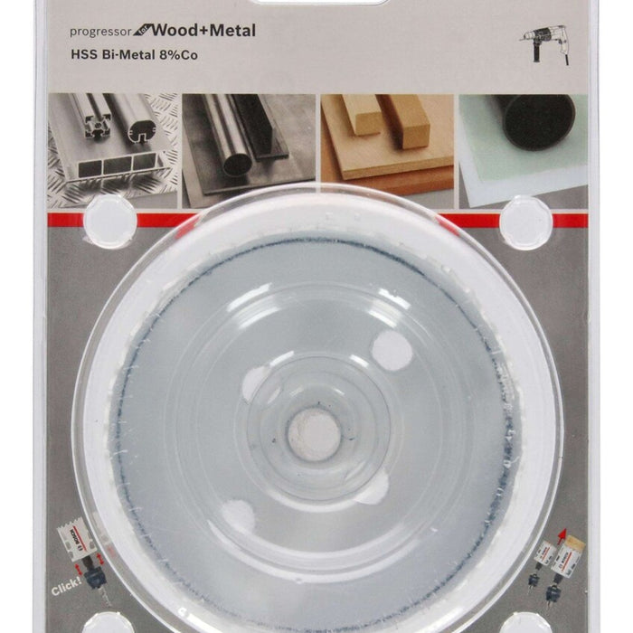 Bosch 89mm Bi-Metal Hole Saw - Wood & Metal Cutting | Progressor Series | Durable Cutter | 2608594235
