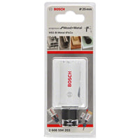 Bosch 25mm Bi-Metal Hole Saw for Wood & Metal - High-Speed Steel Cutter, Progressor