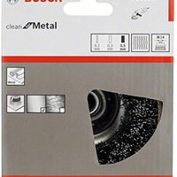 Bosch Brush - Wire cup brush 100 mm, 0,5 mm, M14 angle grinder, crimped wire -  1608614011