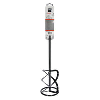 Bosch GRW Upwards Mortar Mixer Stirrer: 140x600mm Steel Mixing Paddle - Construction Tool for Mortar, Concrete, Plaster