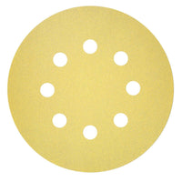 Bosch C450 Sanding Disc 125mm G120 8-Hole: Woodworking & DIY Sandpaper