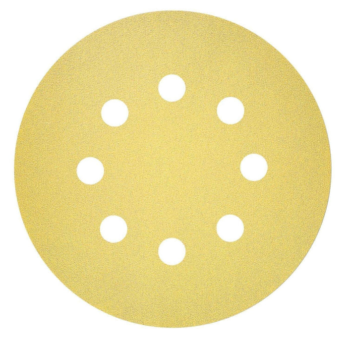 Bosch C450 Sanding Disc 125mm G120 8-Hole: Woodworking & DIY Sandpaper