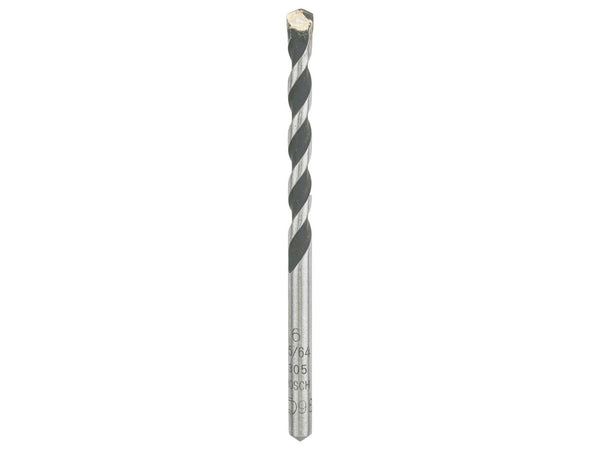 Bosch CYL-4 Multi-Purpose 6mm Drill Bit - Wood, Metal, Plastic & Masonry - Durable Universal Drill for DIY & Professionals