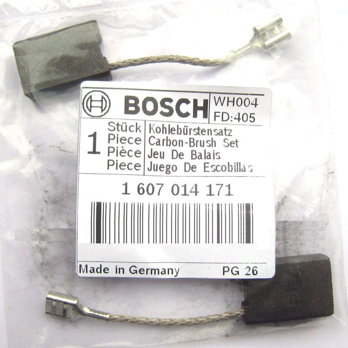 Bosch Carbon Brush Set 1607014171 - GWS 2000 Replacement Carbon Brushes, Made in Germany