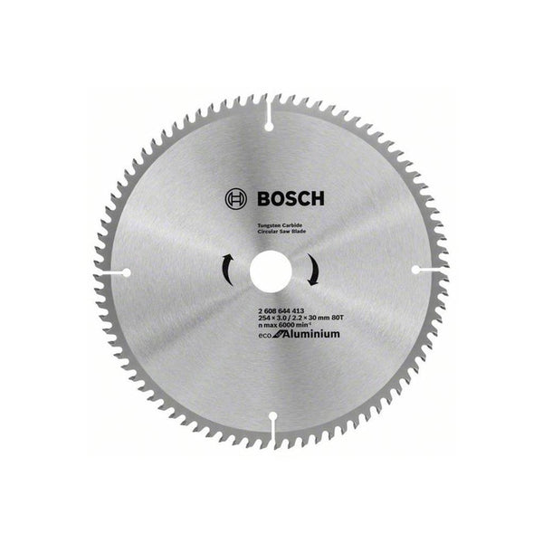 Bosch: saw blades  - ECO line for Aluminum 254 x 30 x 3,0/2,2 mm, 80 -  SKU: 2608644413