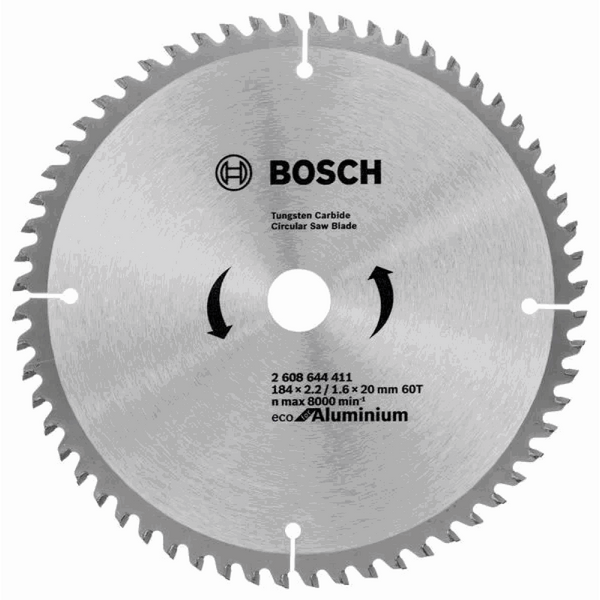 Bosch: saw blades  - ECO line for Aluminum 254 x 30 x 3,0/2,2 mm, 96 -  SKU: 2608644412