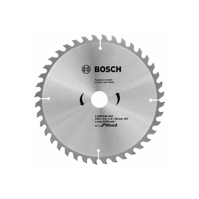 Bosch: saw blades  - ECO line for Wood 235 x 30 x 2,8/1,8 mm, 40 -  SKU: 2608644404