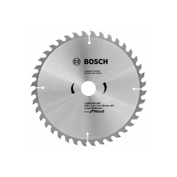 Bosch: saw blades  - ECO line for Wood 235 x 30 x 2,8/1,8 mm, 40 -  SKU: 2608644404