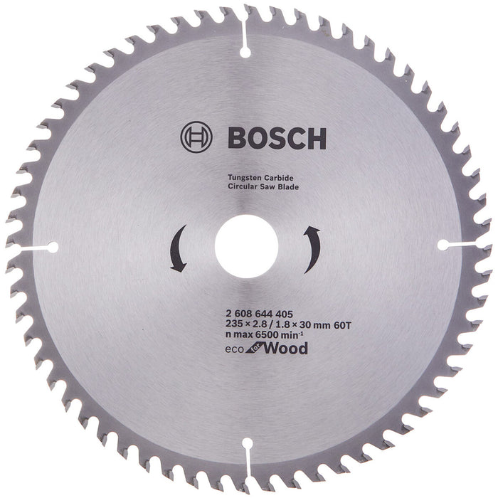 Bosch: saw blades  - ECO line for Wood 235 x 30 x 2,8/1,8 mm, 60 -  SKU: 2608644405