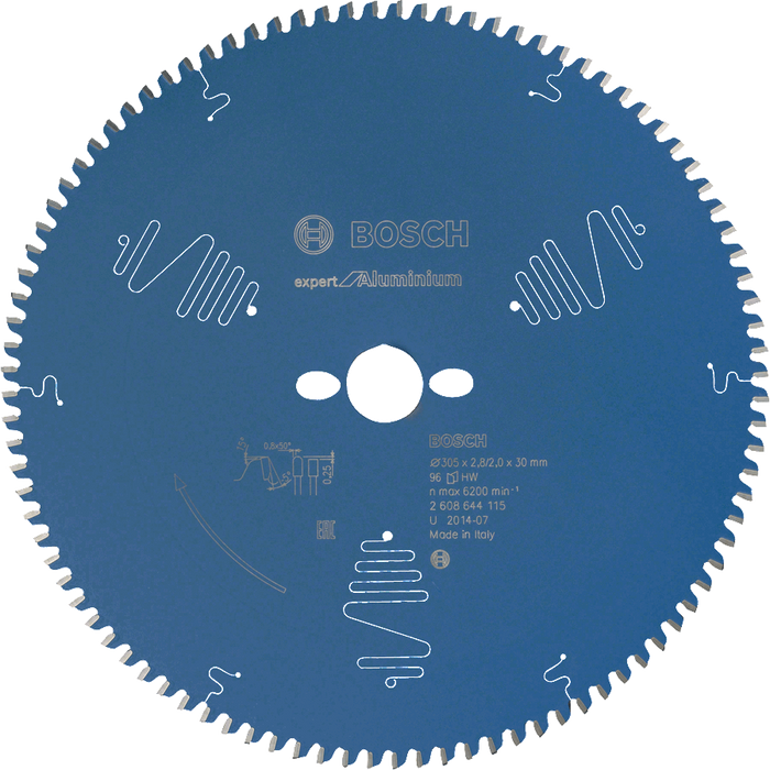 Bosch: saw blades  - Expert for Aluminium 305 x 30 x 2,8 mm, 96 -  SKU: 2608644115