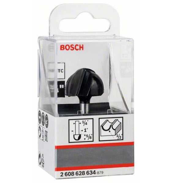 Bosch Core Box Router Bit 1/4 Inch Shank, Woodworking Tool for Rounded Grooves in Wood, Woodworking Router Bit