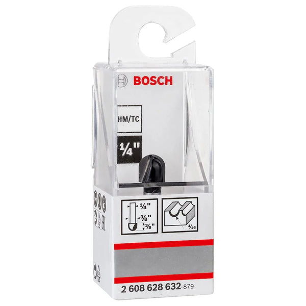 Bosch 1/4" Core Box Router Bit - Woodworking Tool - HM/TC - Precise Grooves - 2608628632-879