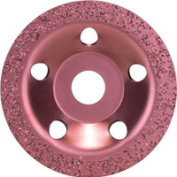 Bosch Tungsten Carbide Grinding Wheel 115mm Flat - Angle Grinder Tool. Medium Grit Cup Wheel