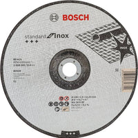 Bosch 230mm Inox Cutting Disc: Standard Stainless Steel Abrasive Wheel for Metal & Stainless Steel