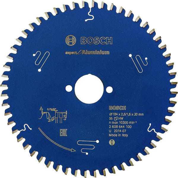 Bosch: saw blades  - Expert for Aluminium 184 x 30 x 2,6 mm, 56 -  SKU: 2608644100