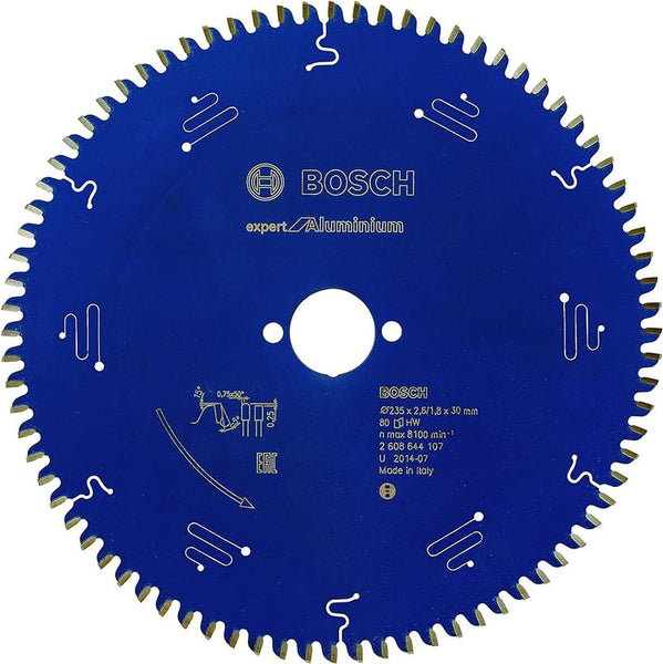 Bosch: saw blades  - Expert for Aluminium 235 x 30 x 2,6 mm, 80 -  SKU: 2608644107